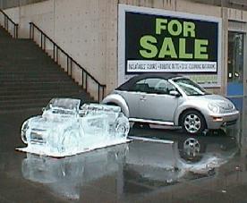 VW Beetle in Ice - World Class ice sculpture .com