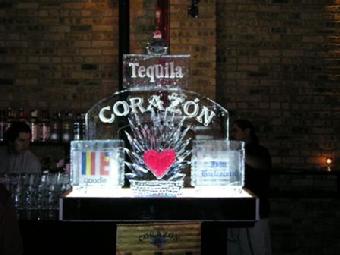 Tequila ice display worldclassice.com